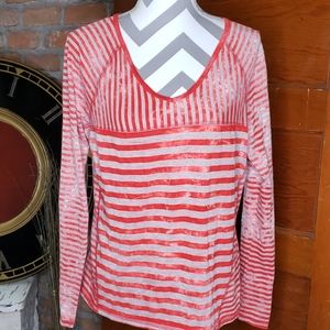 COPY - Prana Jaime Vee Neck Long Sleeve Top Size Large